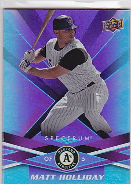 2009 Upper Deck Spectrum   MATT HOLLIDAY   #30 *stk0193
