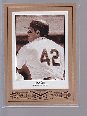 2010 Upper Deck Portraits #SE62 Jack Cust  ----*bb00 65
