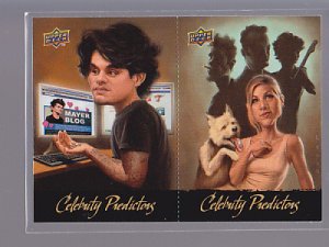 2010 UPPER DECK CELEBRITY PREDICTORS ANISTON MAYER CP 1/2  -----------*bb0056