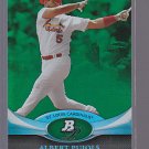 ALBERT PUJOLS ST LOUIS CARDINALS 2011 Platinum Green/Emerald Platinum
