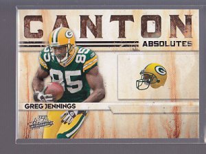 2009 Absolute Canton Absolutes Insert #19 Greg JENNINGS Green Bay