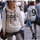 Clothing Wholesale White Japan NWT COCO Prints Style Hoodie Top