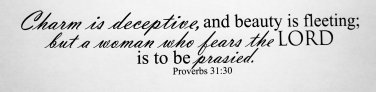 Proverbs 31:30