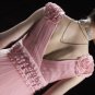 Cocktail Length Pink Tulle Prom Dress
