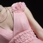 Cocktail Length Pink Tulle Prom Dress