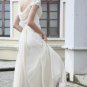 Ivory Rhinestone Wedding Dress Formal Prom Evening dress