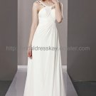 White Beaded Evening Dress 2012 Prom Dress