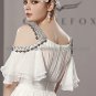 White V-neck Evening Dress 2012 Prom Dress