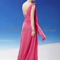 One Shoulder Hot Pink Evening Dress 2012