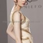 Elegant V-neck Light Yellow Evening Dress 2012