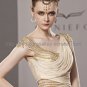 Cap Sleeve Beaded Long Evening Dress