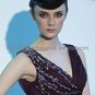 Long V-neck Purple Evening Dress