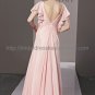V-neck Pink Evening Dress Prom Dress