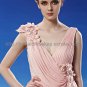 V-neck v-back Pink Evening Dress Prom Dress 2012