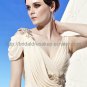 Unique V-neck Ivory Evening Dress