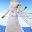 Sexy V-neck Gray Evening Party Dress