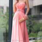 Pink Empire Prom Dress Evening Party Dress Bridesmaid Dress