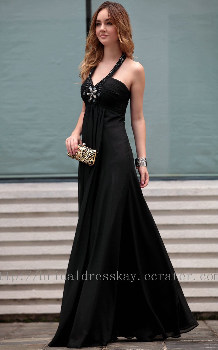 black gown party