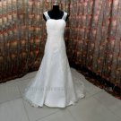 Straps Twist Lace Bridal Wedding Dress Gown
