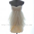 Custom Plus Size Sweetheart Knee Length Short Bridesmaid Dress Party Dress