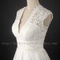 Custom Cap Sleeve Short Bridal Wedding Dress
