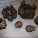 WINDSTONE Pena Cat Lover Figurines Candle LOT 6 Piece