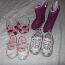 LANDS END, SKECHERS LOT (4 Pair) Girls Toddlers-Size 6
