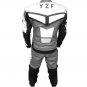 YAMAHA RACING LEATHER MOTOR BIKE MOTORCYCLE SUIT ALL SIZE JACKET, TROUSER, SHOES,WITH ANY LOGO