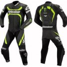 NEW ALPINE STAR MOTOR BIKE LEATHER RACING SUIT ORIGNAL COWHIDE LEATHER WITH FULL PROTECTION