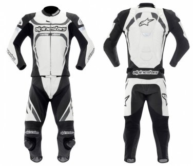 BRAND NEW ALPINE STAR MOTOR BIKE LEATHER RACING SUIT ORIGNAL COWHIDE LEATHER WITH FULL PROTECTION