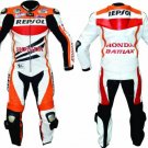 HONDA REPSOL MOTORBIKE MOTORCYCLE SUIT ORIGNAL COWHIDE LEATHER WITH FULL PROTECTION