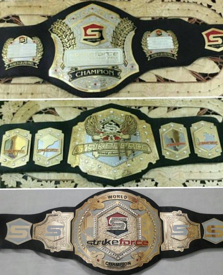MMA UFC Hand Made Strikeforce Grand Prix championship replica belt.Adult size