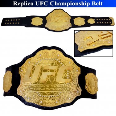 UFC Championship Belt Ultimate Fighting Replica Belts Adult Size Real Leather 51