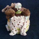 Mr Moose Diaper Cake