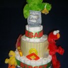 Sesame Street Themed Diaper Cake