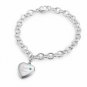 Personalized Sterling Birthstone Locket Bracelets