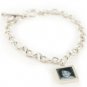Sterling Silver Bracelet (One Charm)