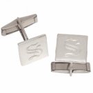 Personalized Sterling Silver Engraved Cuff Links