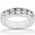 7 Round Stone Classic Channel set Diamond band (0.21 ct tw.)