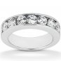 7 Round Stone Classic Channel set Diamond band (0.21 ct tw.)