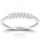 7 Stone Classic Low Set Princes Cut Diamond Band (0.24 ct. tw)