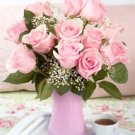 Long Stem Pink Roses