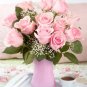 Long Stem Pink Roses