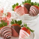 Chocolate Strawberries Breast Cancer Awareness