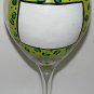 NAME IT Leopard Print Hand Painted Wine Glass