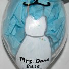 Hand Painted Brides Wine Glass