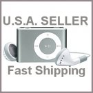 Silver Mini Clip Mp3 Player Support 8 GB Micro SD Card