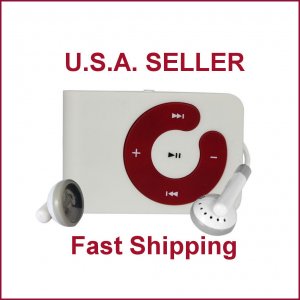 Mini Clip Mp3 Player Support 8 GB Micro SD Card