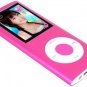 Pink 4GB 1.8 inch TFT Screen MP3 MP4 Media Player