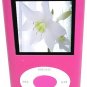 Pink 4GB 1.8 inch TFT Screen MP3 MP4 Media Player